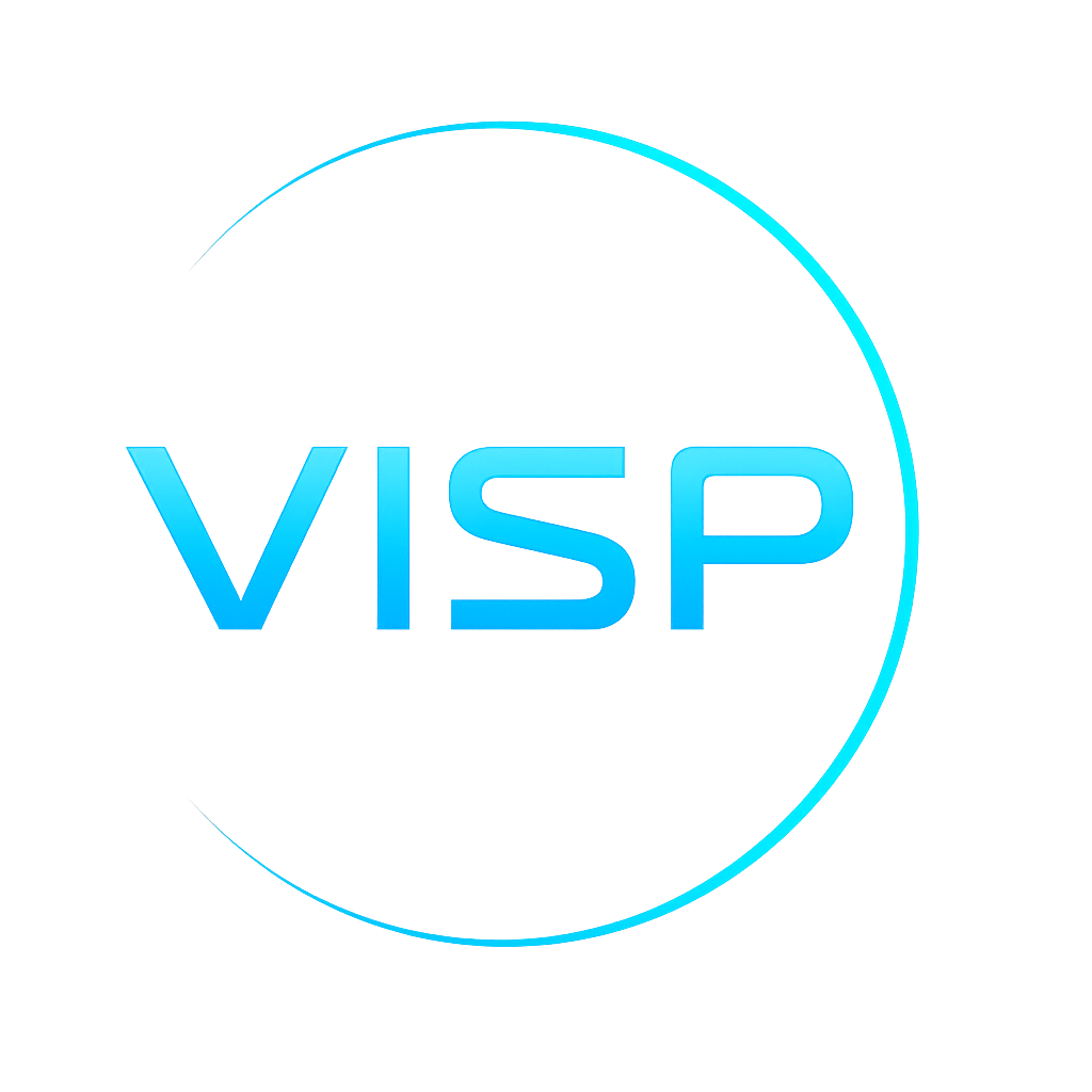 Vispheration Logo - Abstract sphere of connected dots